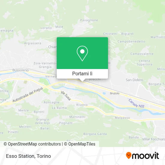 Mappa Esso Station