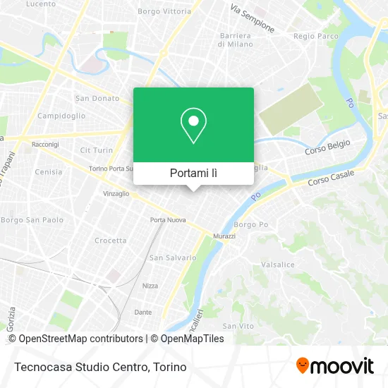 Mappa Tecnocasa Studio Centro