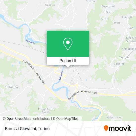 Mappa Barozzi Giovanni