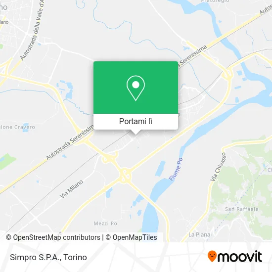 Mappa Simpro S.P.A.