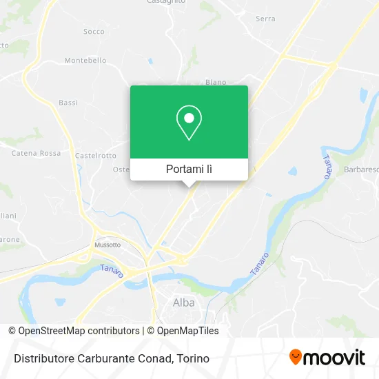 Mappa Distributore Carburante Conad