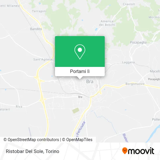 Mappa Ristobar Del Sole