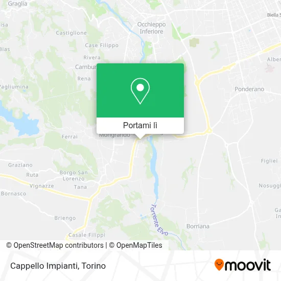 Mappa Cappello Impianti