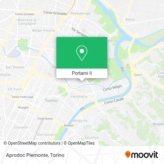 Mappa Aprodoc Piemonte