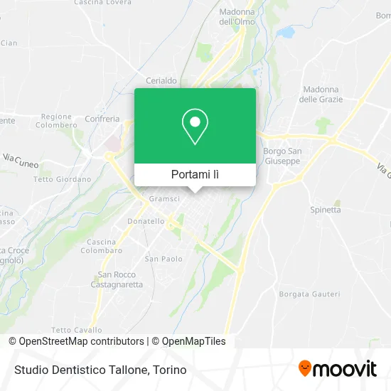 Mappa Studio Dentistico Tallone