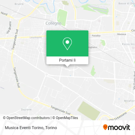 Mappa Musica Eventi Torino