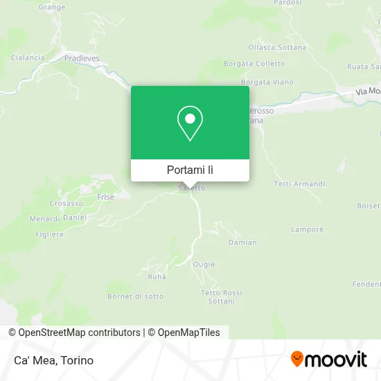 Mappa Ca' Mea
