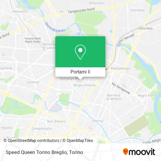 Mappa Speed Queen Torino Breglio