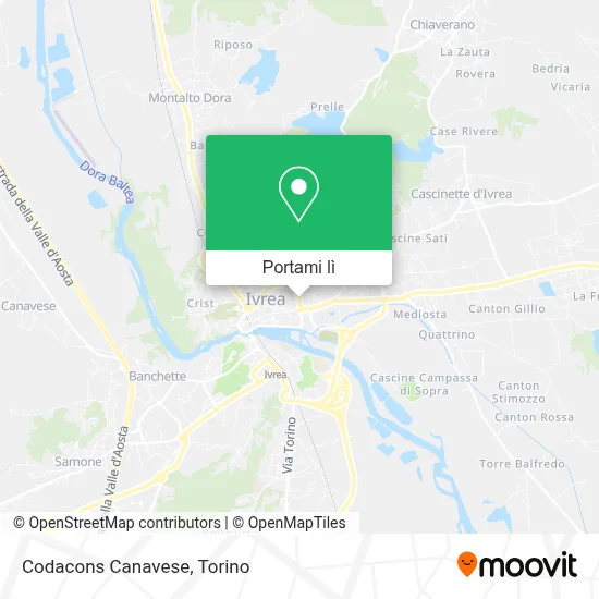 Mappa Codacons Canavese