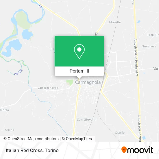 Mappa Italian Red Cross