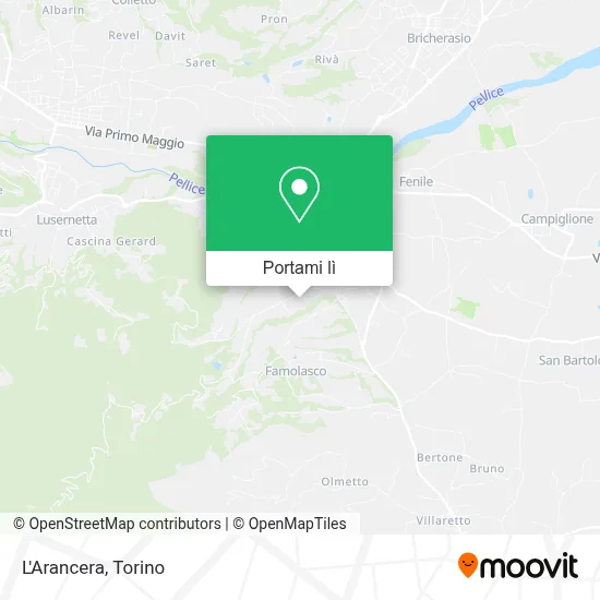 Mappa L'Arancera