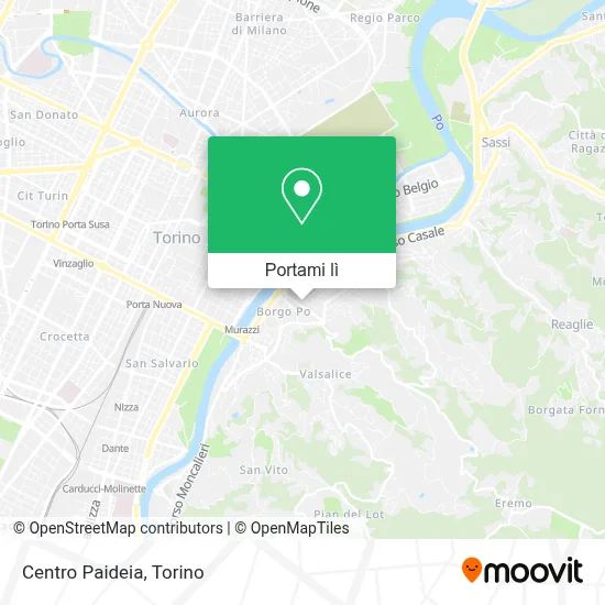 Mappa Centro Paideia