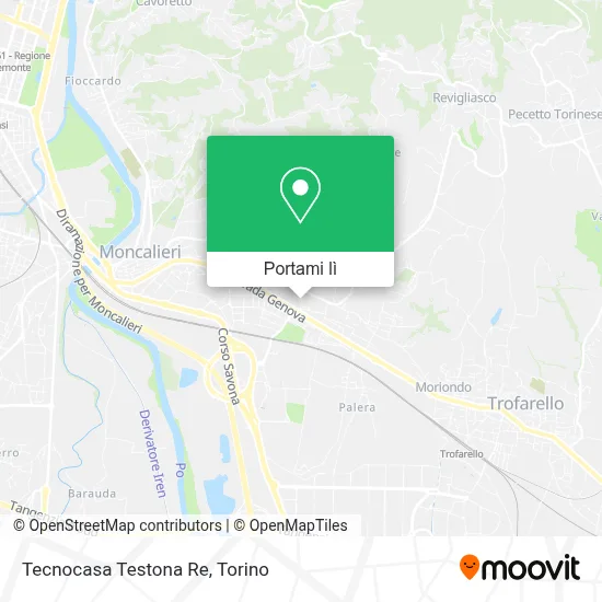 Mappa Tecnocasa Testona Re