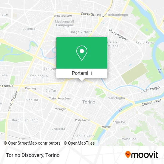 Mappa Torino Discovery