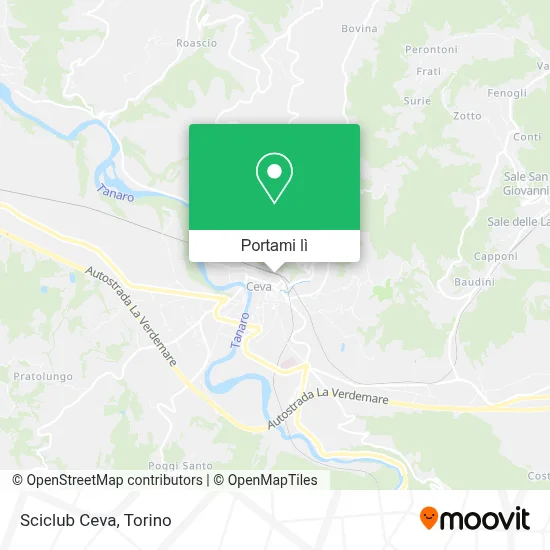 Mappa Sciclub Ceva