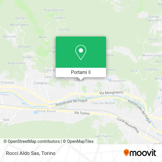 Mappa Rocci Aldo Sas