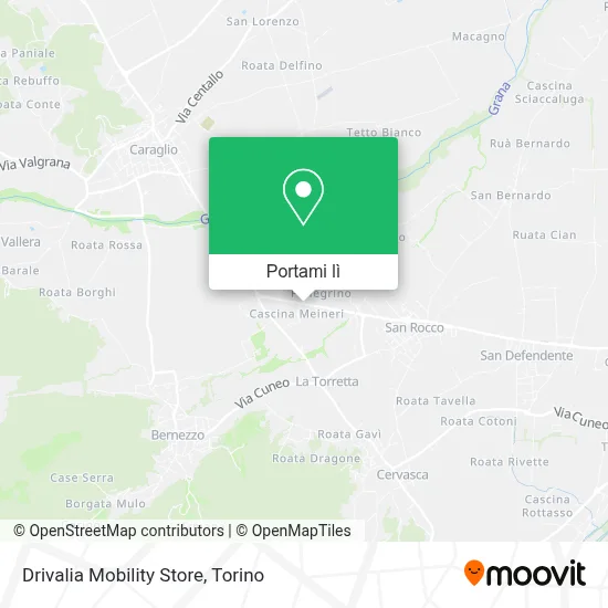 Mappa Drivalia Mobility Store