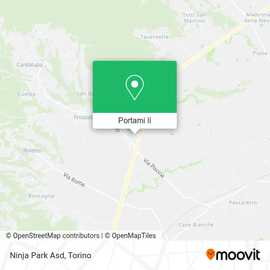 Mappa Ninja Park Asd
