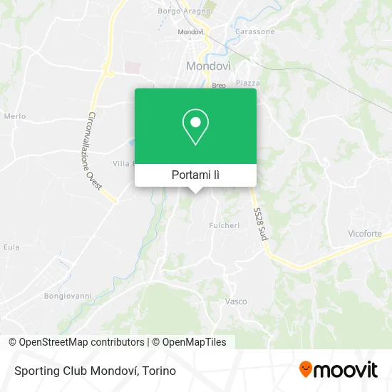 Mappa Sporting Club Mondoví