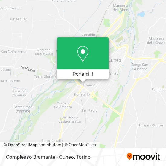 Mappa Complesso Bramante - Cuneo