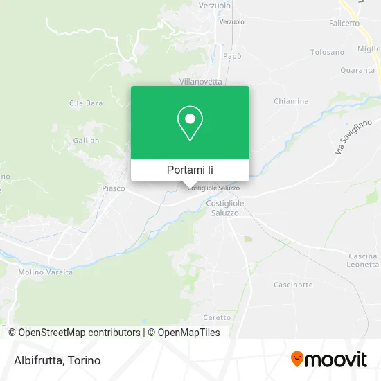 Mappa Albifrutta