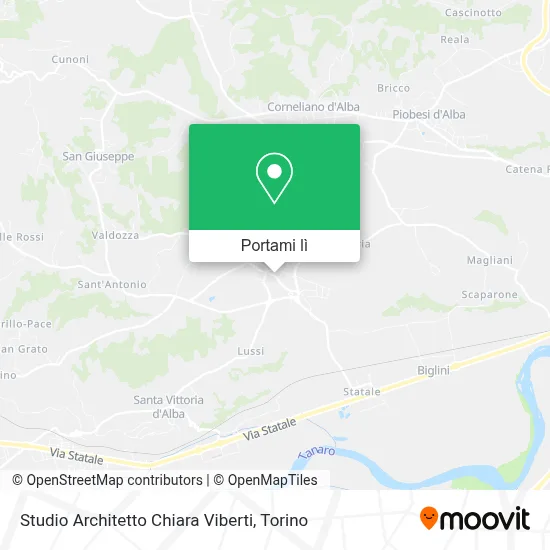 Mappa Studio Architetto Chiara Viberti