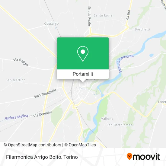Mappa Filarmonica Arrigo Boito