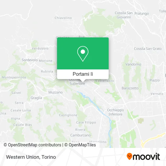Mappa Western Union