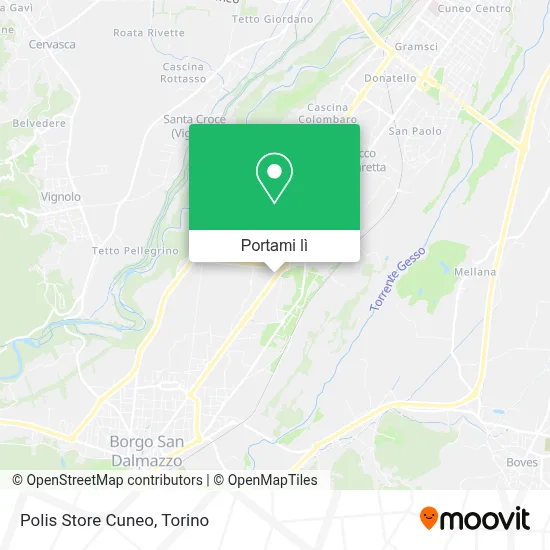 Mappa Polis Store Cuneo
