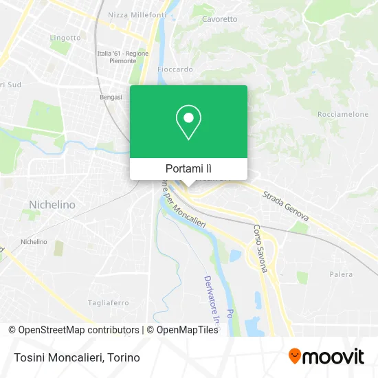 Mappa Tosini Moncalieri