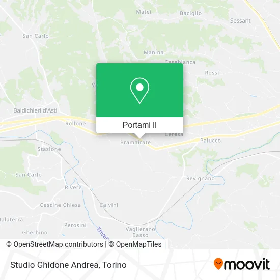Mappa Studio Ghidone Andrea