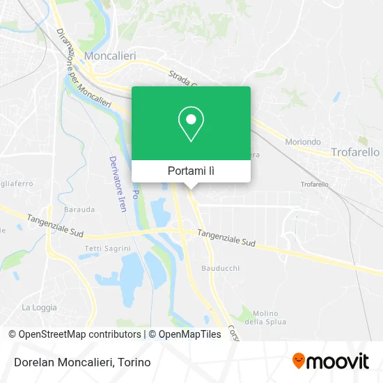 Mappa Dorelan Moncalieri