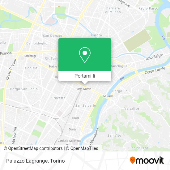 Mappa Palazzo Lagrange
