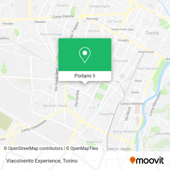 Mappa Viacolvento Experience