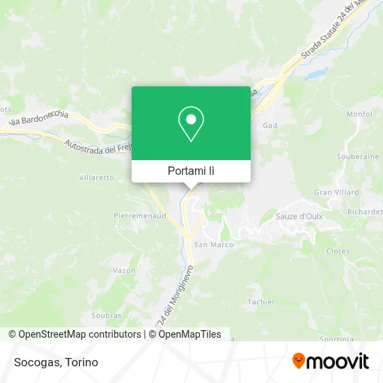 Mappa Socogas