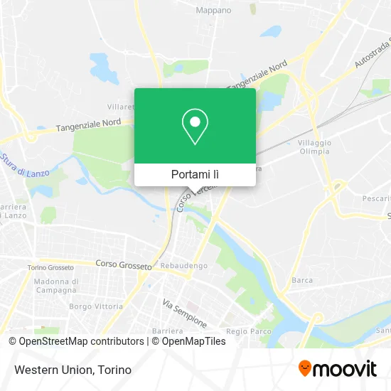 Mappa Western Union