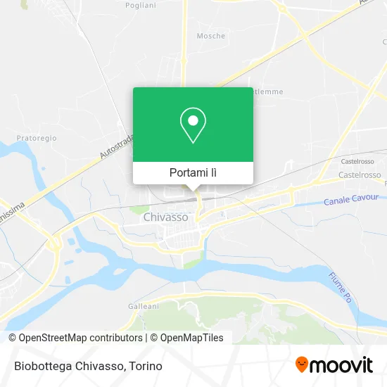 Mappa Biobottega Chivasso