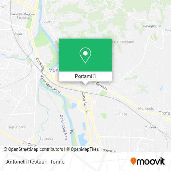 Mappa Antonelli Restauri