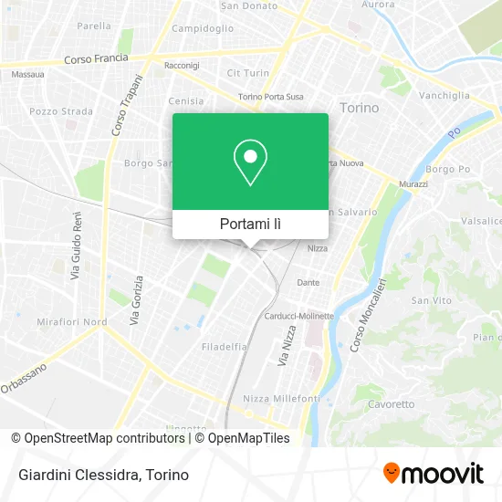 Mappa Giardini Clessidra