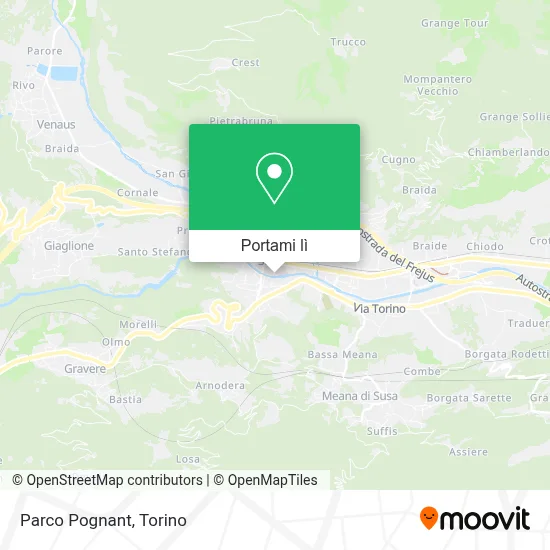 Mappa Parco Pognant