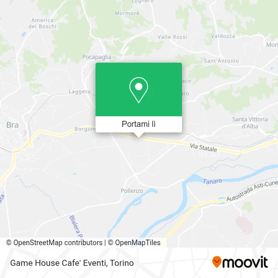 Mappa Game House Cafe' Eventi