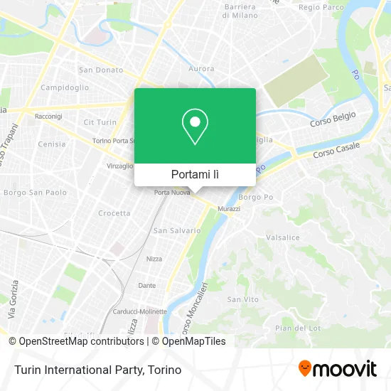 Mappa Turin International Party