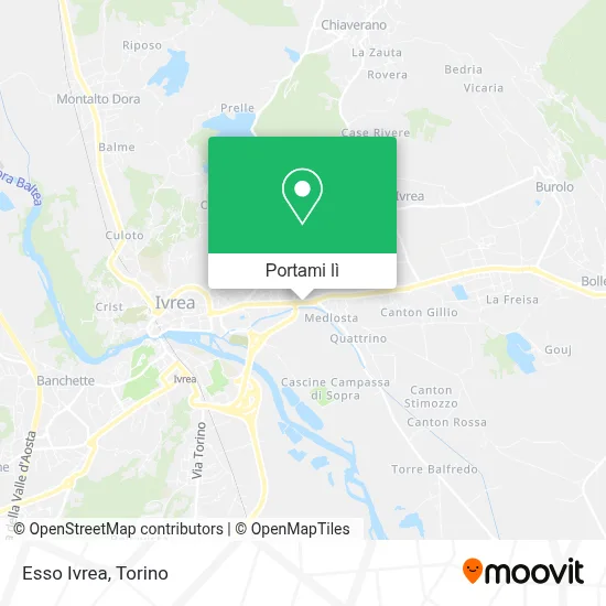 Mappa Esso Ivrea