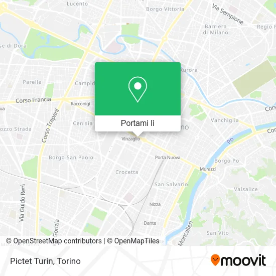 Mappa Pictet Turin