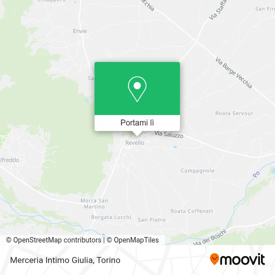 Mappa Merceria Intimo Giulia
