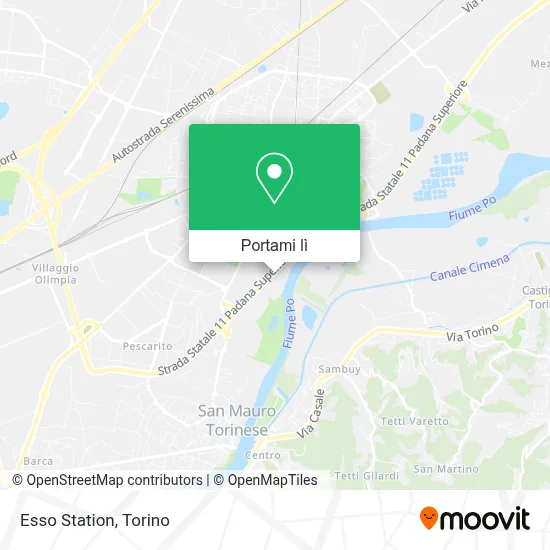 Mappa Esso Station