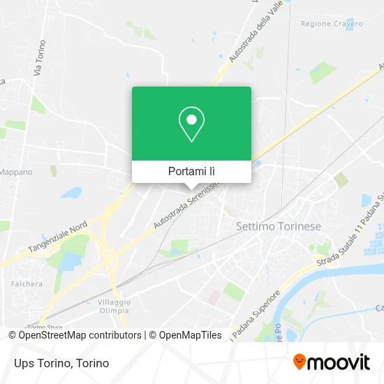 Mappa Ups Torino