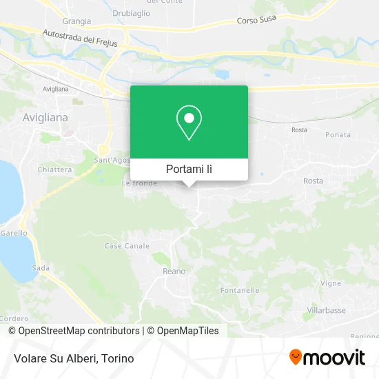 Mappa Volare Su Alberi