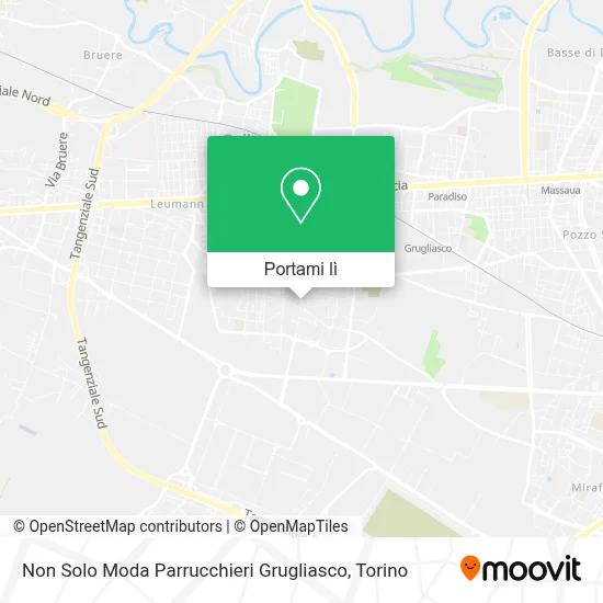 Mappa Non Solo Moda  Parrucchieri Grugliasco