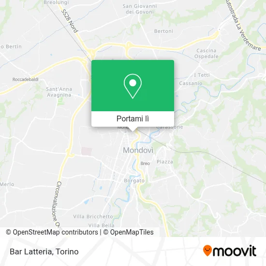 Mappa Bar Latteria